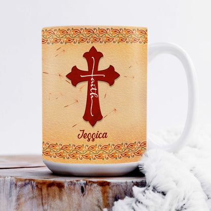 Special Personalized White Ceramic Mug - Not Perfect Just Forgiven NUHN367