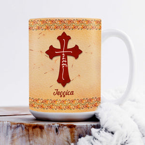 Special Personalized White Ceramic Mug - Not Perfect Just Forgiven NUHN367