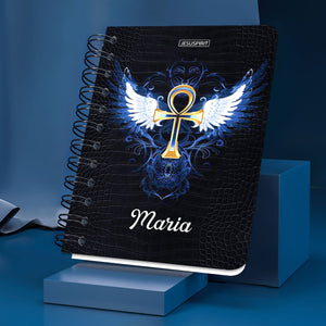 Meaningful Personalized Spiral Journal - I Believe I Will See The Glory Of God NUH446