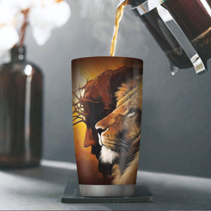 There Is Power In The Name Of Jesus - Personalized Stainless Steel Tumbler 20oz H16