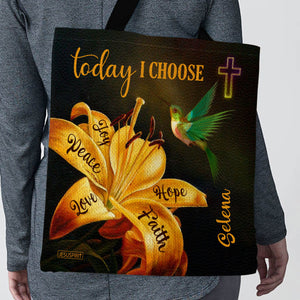Today I Choose Joy - Adorable Personalized Tote Bag H15