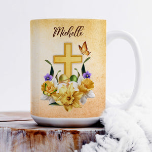 Beautiful Personalized White Ceramic Mug - I Will Guide You Along The Best Pathway For Your Life NUHN383