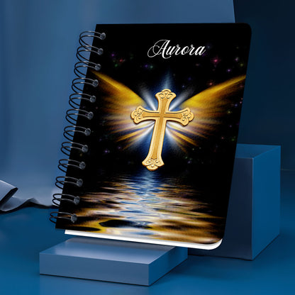 Jesuspirit | Psalm 17:8 | Personalized Spiral Journal | Hide Me In The Shadow Of Your Wings | Spiritual Gifts For Christian People SJH779