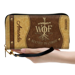 Must-Have Personalized Clutch Purse - Rooted In Christ NUHN366
