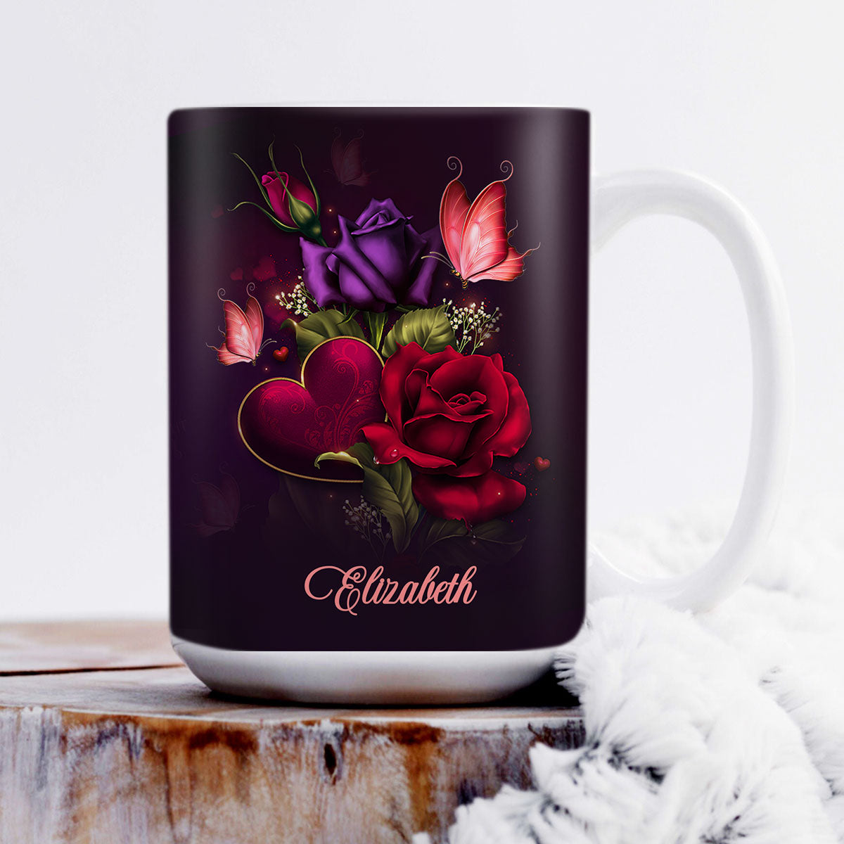 Blessed Are The Pure In Heart For They Shall See God - Personalized White Ceramic Mug NUH472