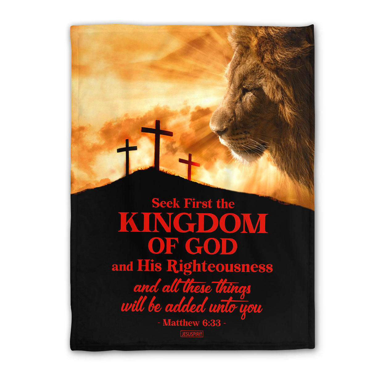 Seek First The Kingdom Of God And His Righteousness - Beautiful Fleece Blanket NUH486