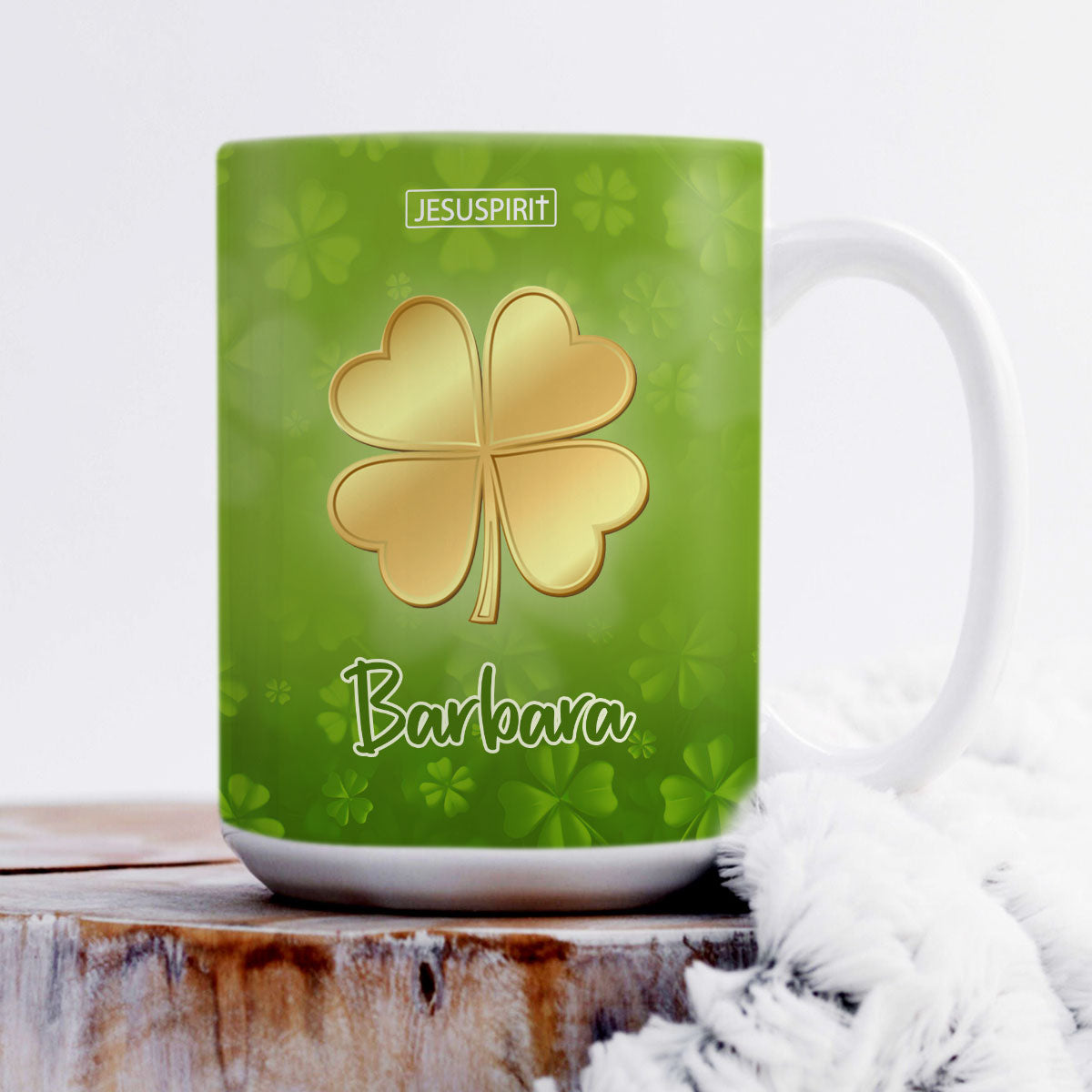 I‘m Not Lucky I Am Blessed - Awesome Personalized White Ceramic Mug NUHN375