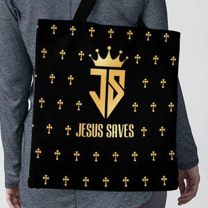 Unique Christian Tote Bag - Jesus Saves NM129
