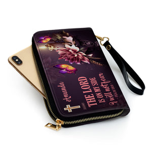Pretty Personalized Clutch Purse - The Lord Is On My Side H12