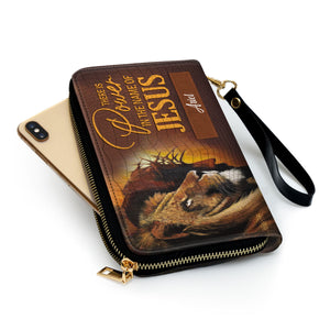 Must-Have Personalized Clutch Purse - There Is Power In The Name Of Jesus H16