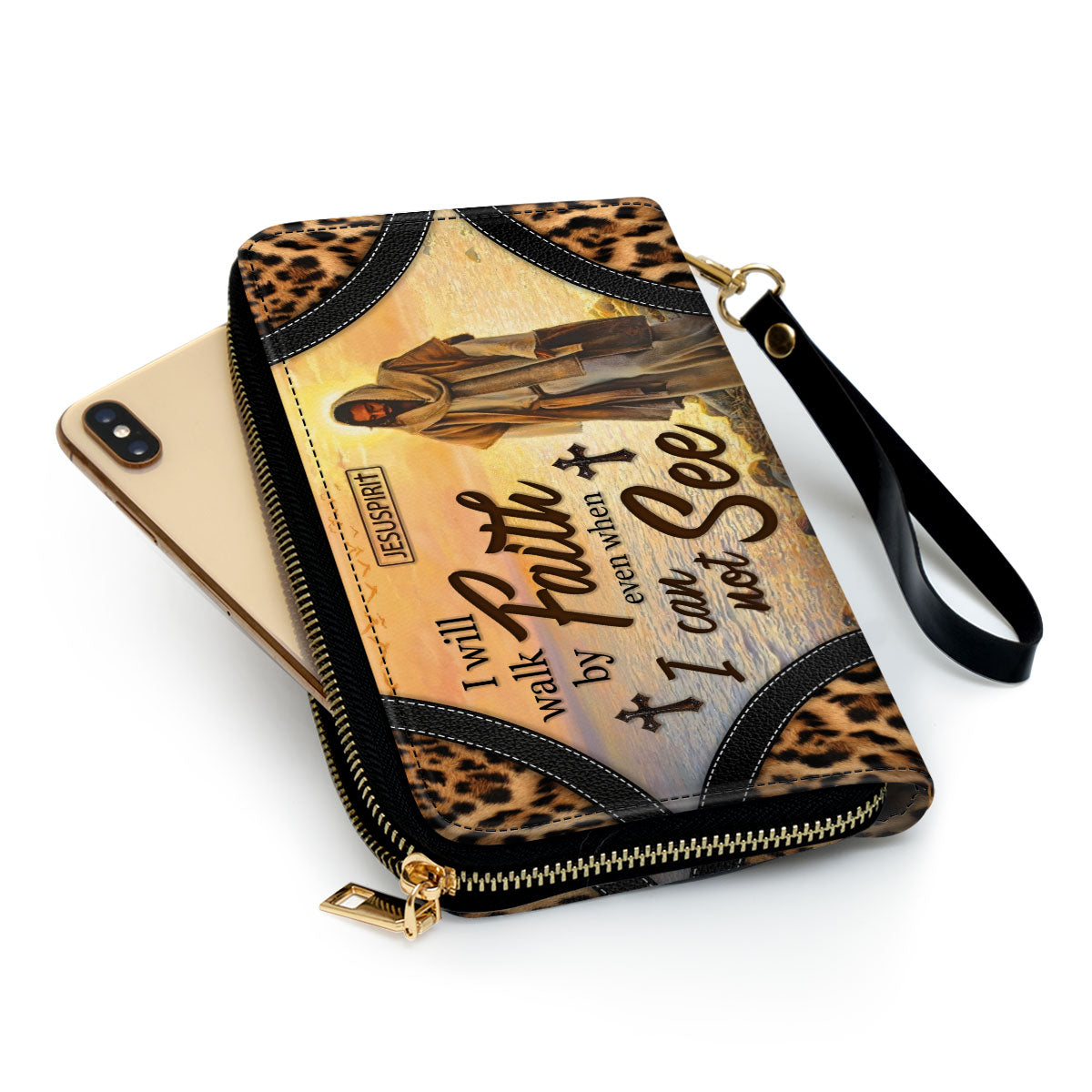 I Will Walk By Faith Even When I Cannot See - Lovely Christian Clutch Purse HIHN277