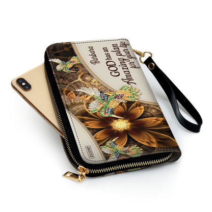 Lovely Personalized Clutch Purse - God Has An Amazing Plan For Your Life NUH276