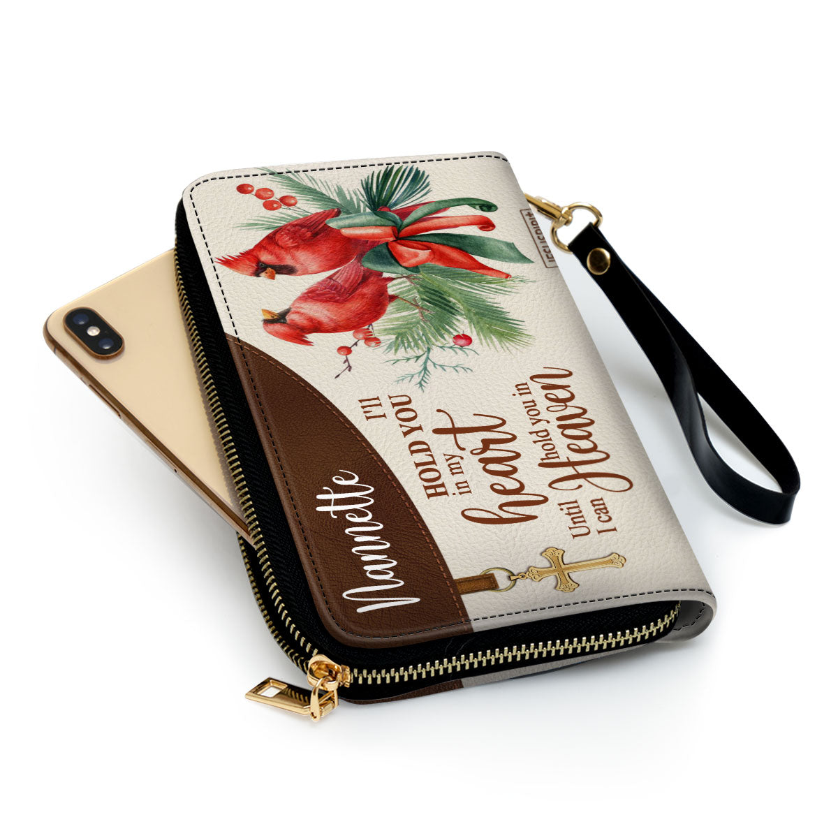 I‘ll Hold You In My Heart - Must-Have Personalized Clutch Purse NUH309