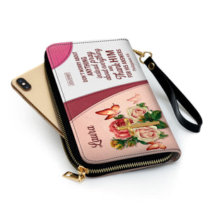 Lovely Personalized Clutch Purse - Don‘t Worry About Anything NUH326