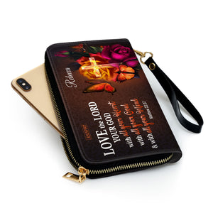 Must-Have Personalized Clutch Purse - Love The Lord Your God With All Your Heart NUH469