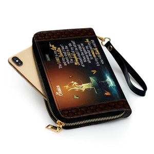 Must-Have Personalized Clutch Purse - The Lord Is The Stronghold Of My Life NUM481
