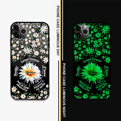 Jesuspirit | Personalized Daisy Phone Case | What God Says About You | Gift For Christian Friends PCHN07