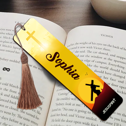 Special Personalized Wooden Bookmarks - Be Strong And Let Your Heart Take Courage BM35