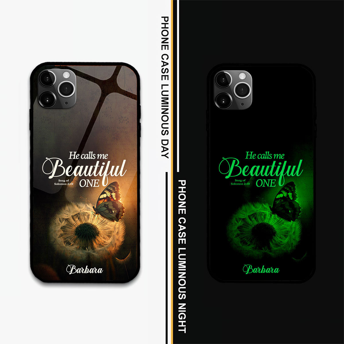 Jesuspirit | Personalized Phone Case | He Calls Me Beautiful One | Solomon 2:10 | Gift For Christian Friends PCHN18