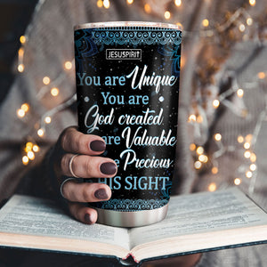 Personalized Stainless Steel Tumbler 20oz - You Are Precious In His Sight AM253