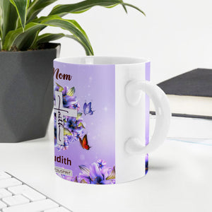 May The Lord Give You His Peace - Pretty Personalized White Ceramic Mug NUHN363