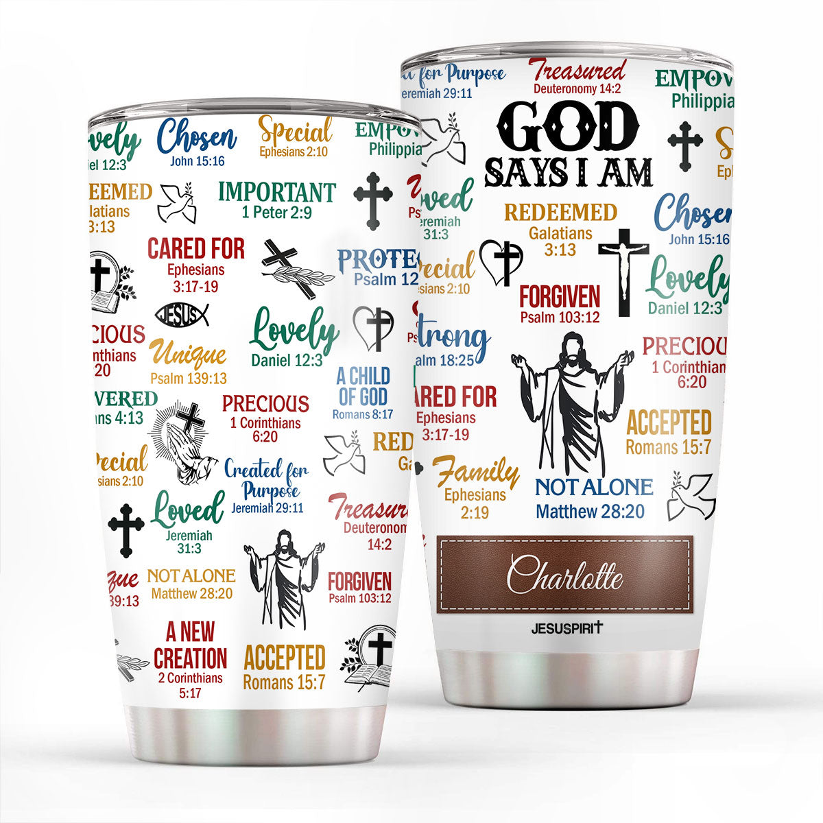 With God Valentines Tumbler 20oz