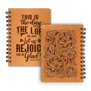 Jesuspirit | Psalm 118:24 | This Is The Day That The Lord Has Made | Flower Spiral Journal | Inspirational Gifts For Christian People SJH725