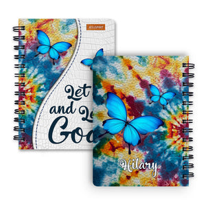 Let Go And Let God - Beautiful Personalized Spiral Journal H11