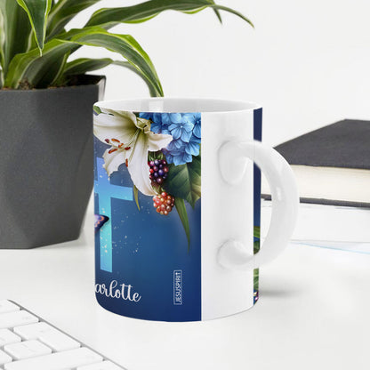 Rise Up And Pray - Beautiful Personalized White Ceramic Mug HN20