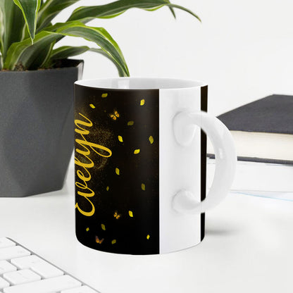 Adorable Personalized Sunflower White Ceramic Mug - Have Faith In God HHN210A