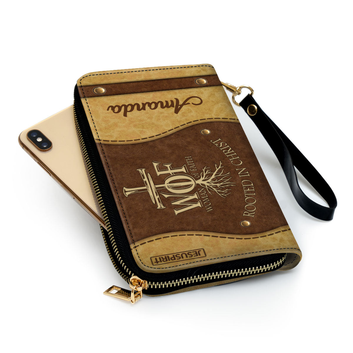 Must-Have Personalized Clutch Purse - Rooted In Christ NUHN366