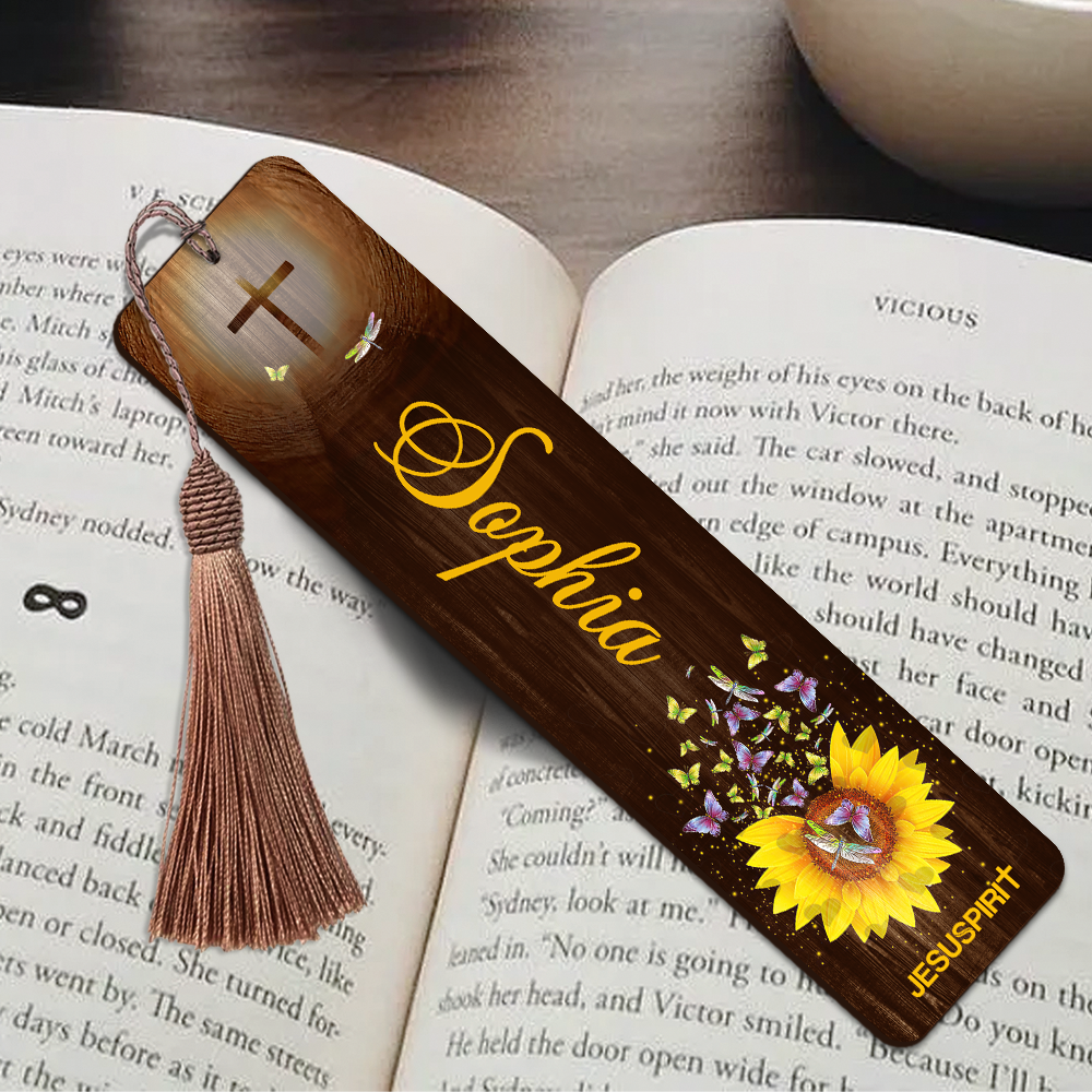 Meaningful Personalized Wooden Bookmarks - Faith Hope Love BM18