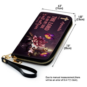 Pretty Personalized Clutch Purse - The Lord Is On My Side H12