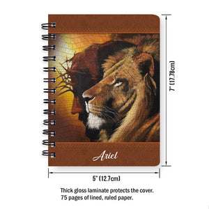 There Is Power In The Name Of Jesus - Awesome Personalized Spiral Journal H16