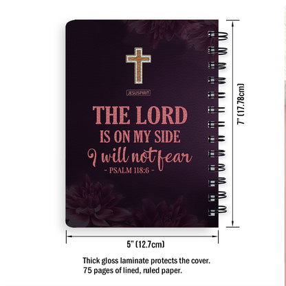 I Will Not Fear - Awesome Personalized Spiral Journal H12