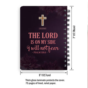 I Will Not Fear - Awesome Personalized Spiral Journal H12