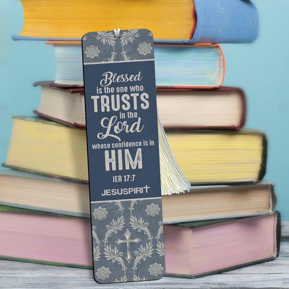 Unique Personalized Wooden Bookmark - Blessed Is The One Who Trusts In The Lord BM31