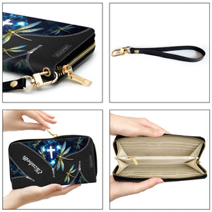 Beautiful Personalized Dragonfly Clutch Purse CP20