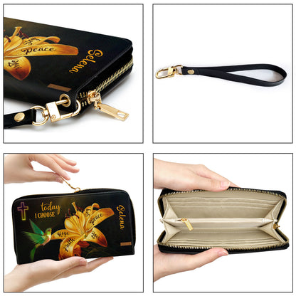 Must-Have Personalized Clutch Purse - Today I Choose Joy H15