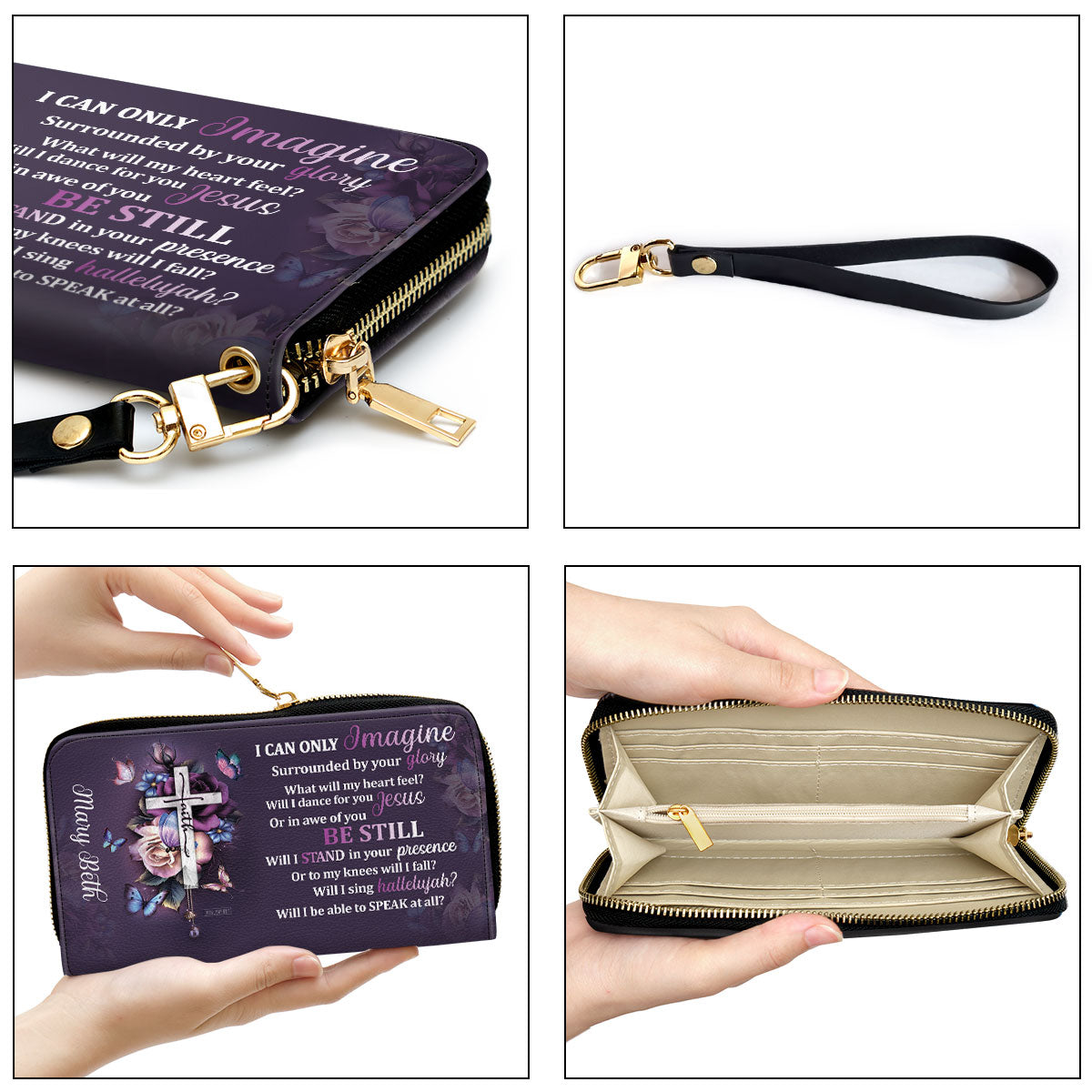 I Can Only Imagine - Special Personalized Clutch Purse HH175B