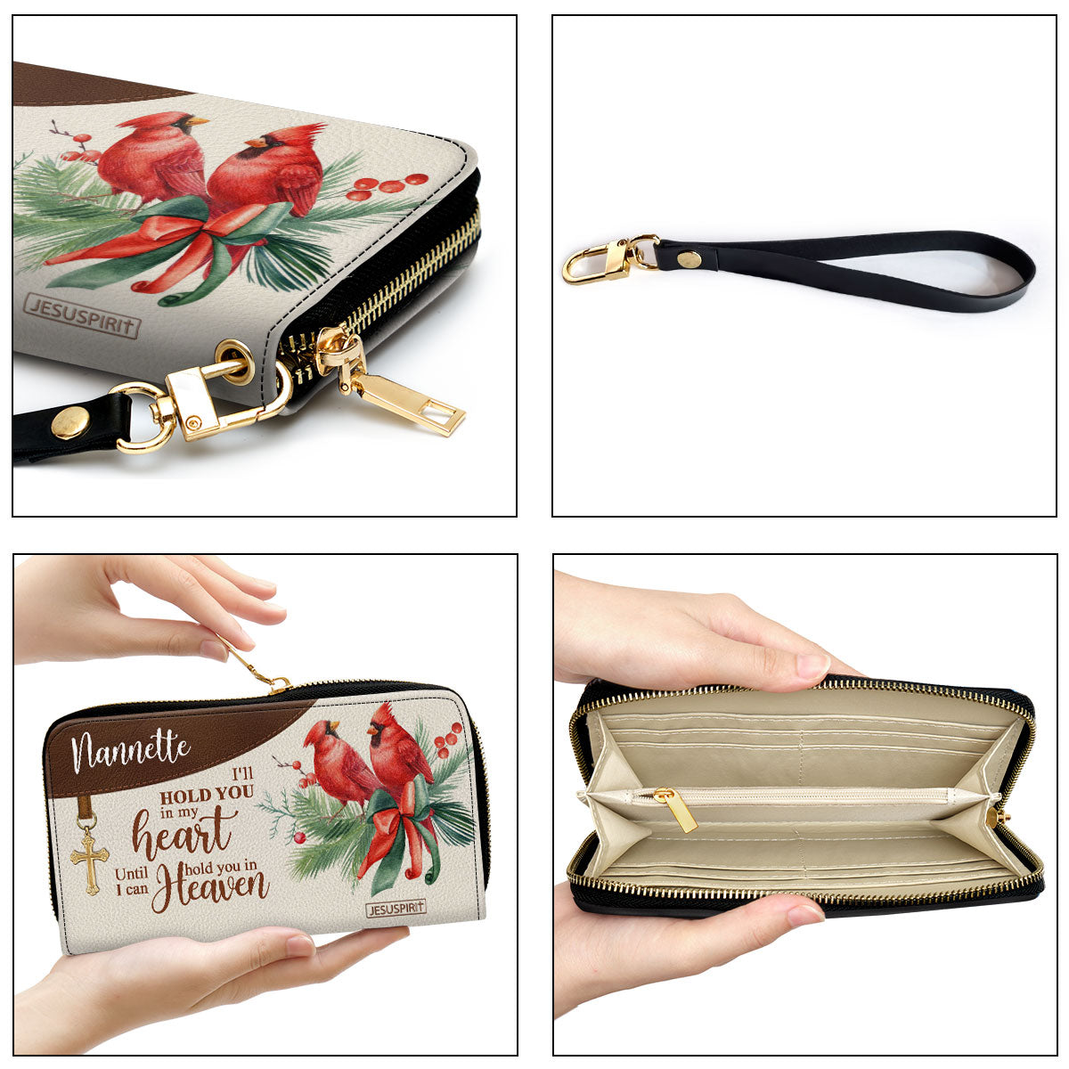 I‘ll Hold You In My Heart - Must-Have Personalized Clutch Purse NUH309