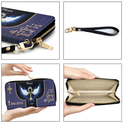 I Believe I Will See The Glory Of God - Special Personalized Clutch Purse NUH446