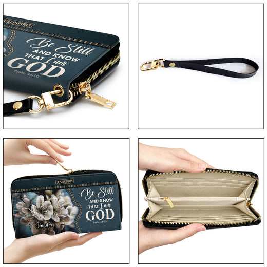 Be Still And Know That I Am God - Awesome Personalized Clutch Purse NUHN362