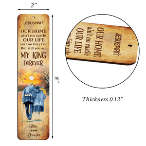 You Are My King Forever - Sweet Personalized Wooden Bookmarks NUHN283