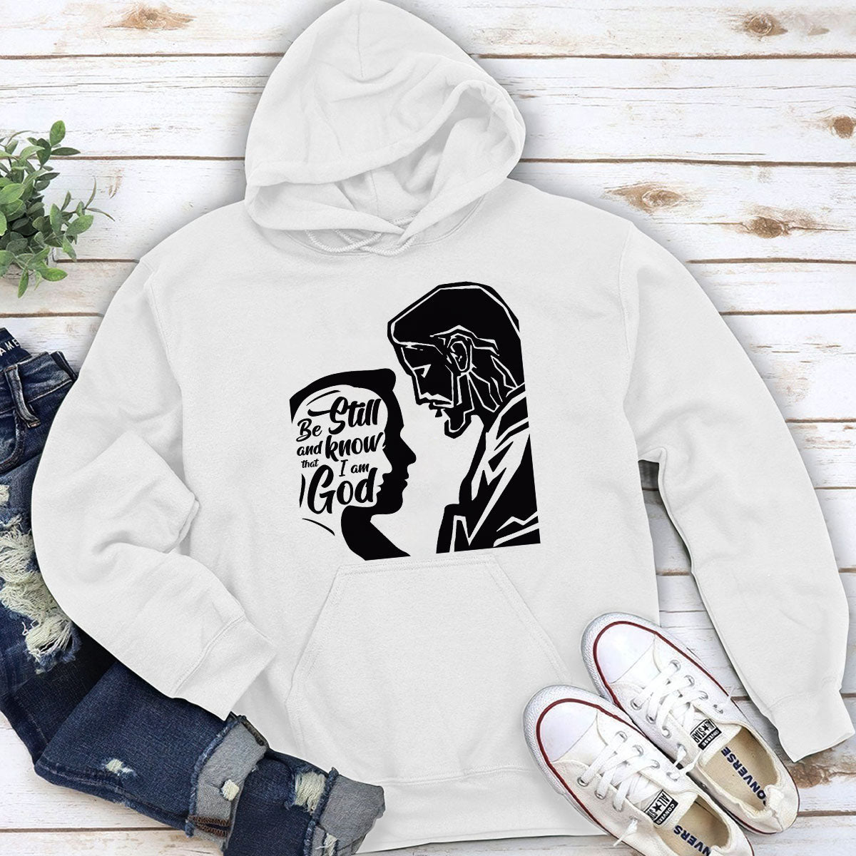 Be Still And Know That I Am God - Must-Have Christian Unisex Hoodie HHN358