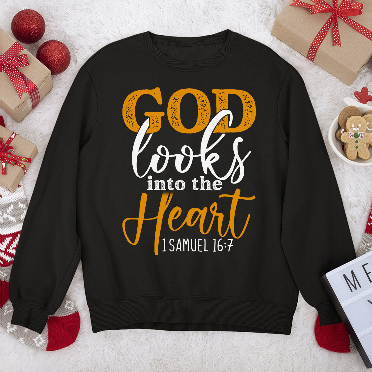 God Looks Into The Heart - Unisex Sweatshirt HAP12