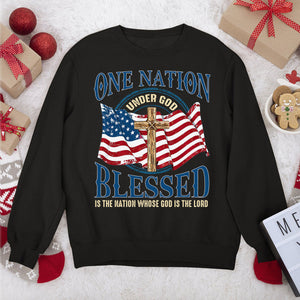 Classic Christian Unisex Sweatshirt - One Nation Under God AM226