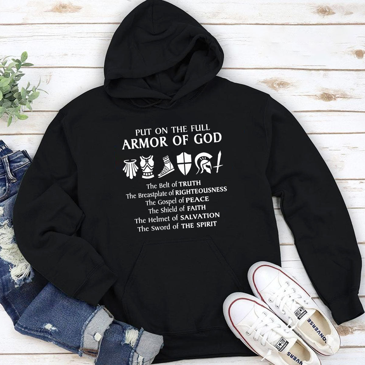 The Sword Of The Spirit - Beautiful Christian Unisex Hoodie NUM352