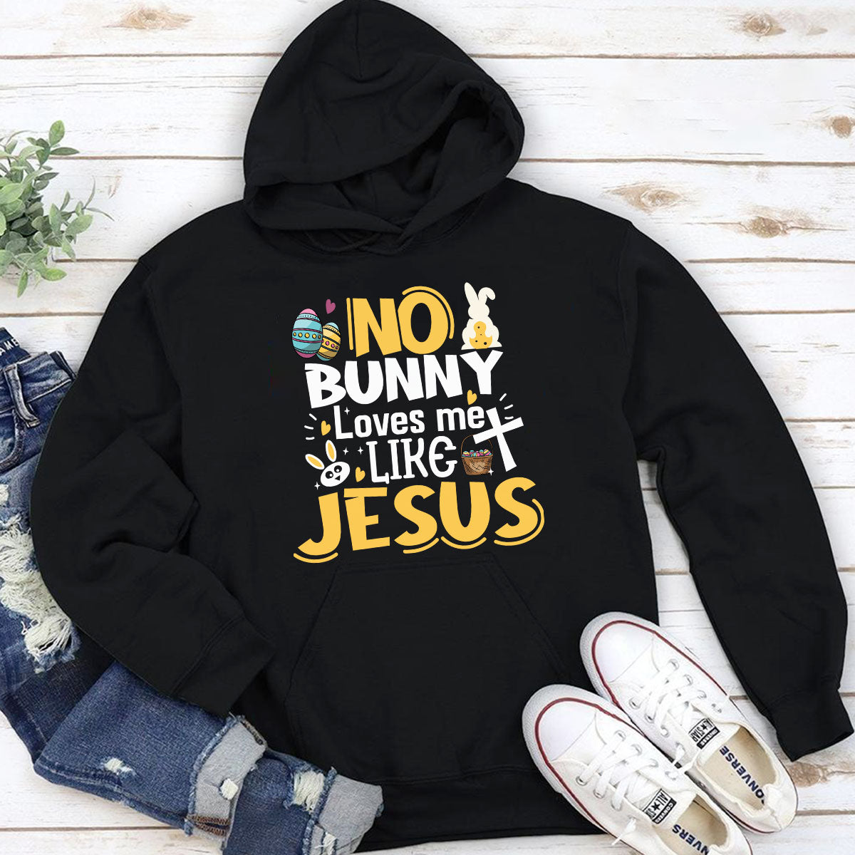 Beautiful Christian Unisex Hoodie - Loves Me Like Jesus NUM387