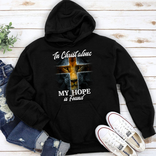 Classic Christian Unisex Hoodie - In Christ Alone, My Hope Is Found HAP08